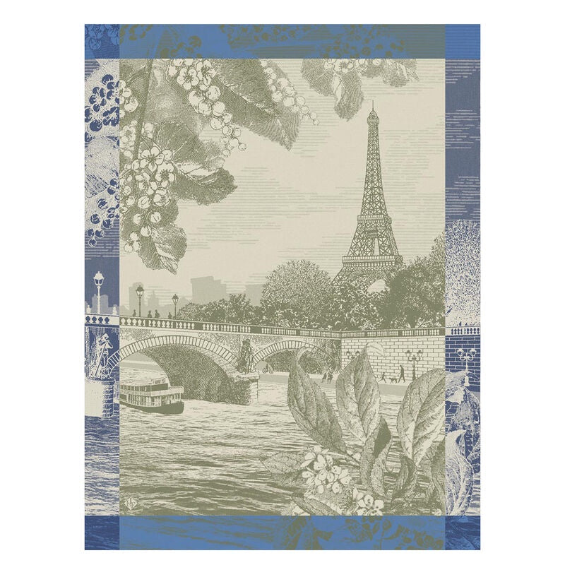 Paris Sur Seine Tea Towel