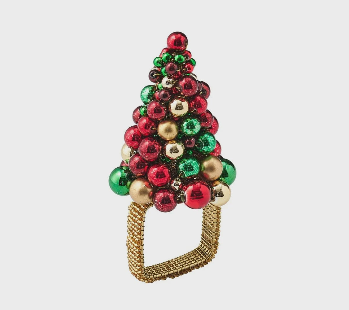Xmas Baubles Napkin Ring