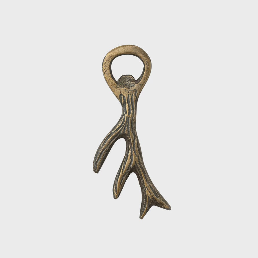 Cast Aluminum Antler Bottle Opener