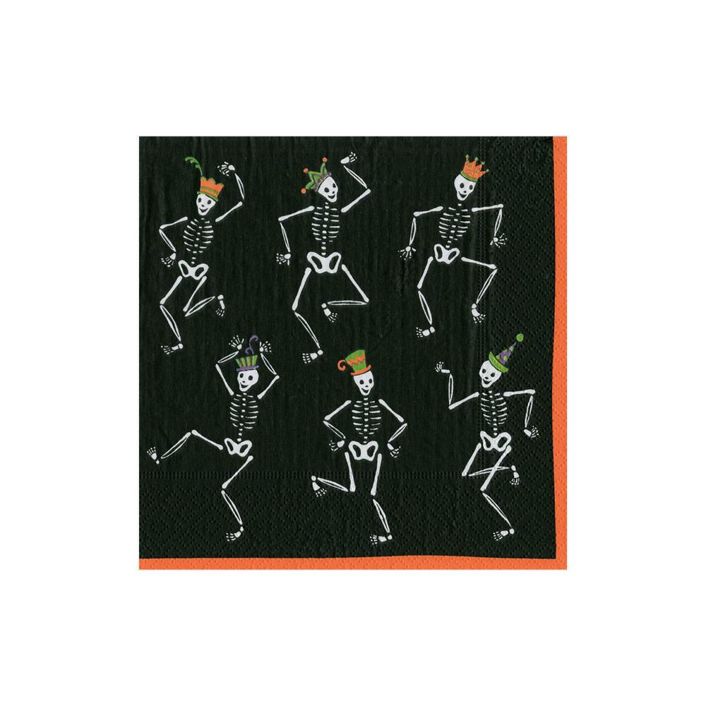 Dancing Skeletons Cocktail Napkins