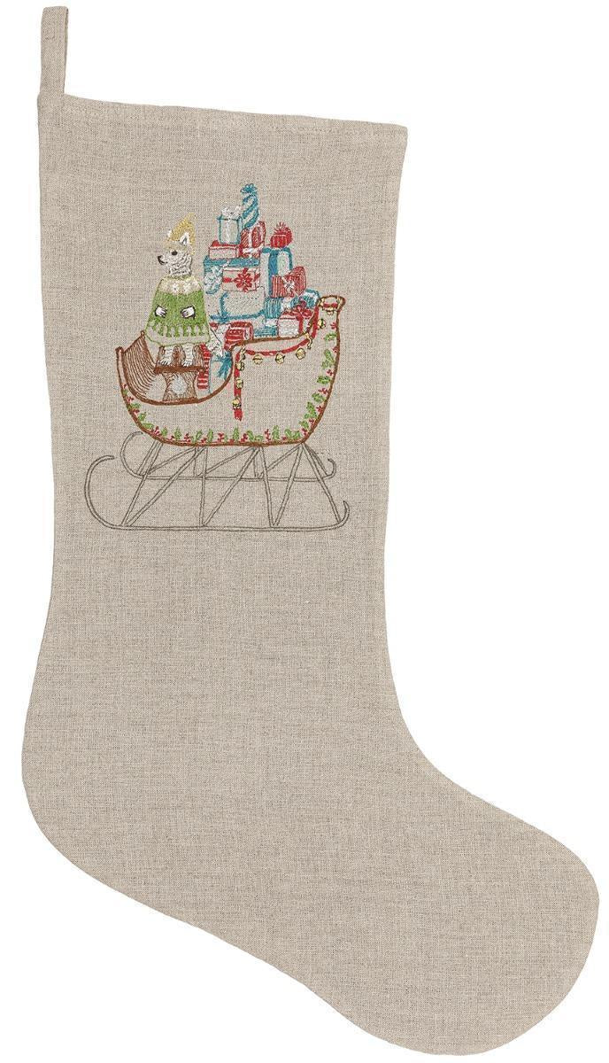 Stocking - Santa's Sleigh