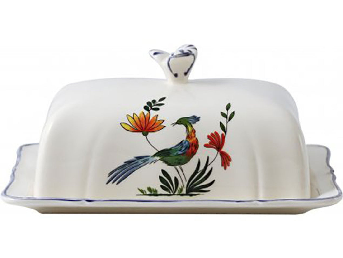 Oiseaux Paradis Butter Dish