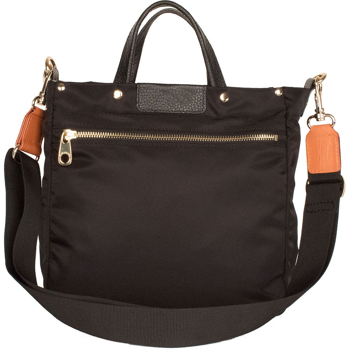 Posh Nylon Crossbody Bag - Black