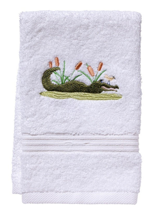 Terry Guest Towel -Alligator