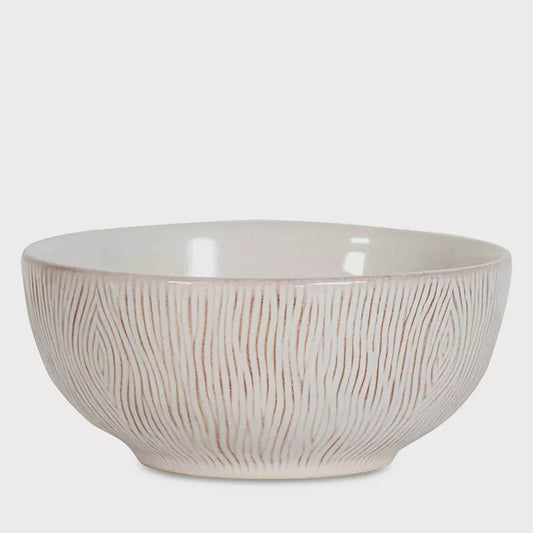 Blenheim Oak Whitewash Cereal/Ice Cream Bowl