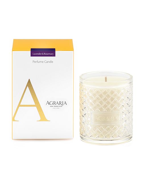Woven Crystal Candle - Lavender & Rosemary
