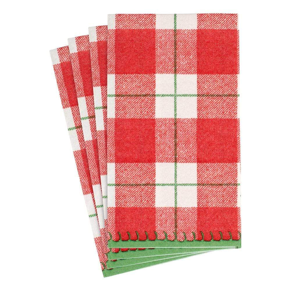 Plaid Check Guest Towel