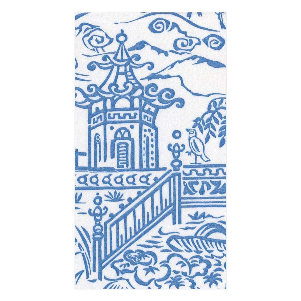 Pagoda Toile Paper Guest Towels