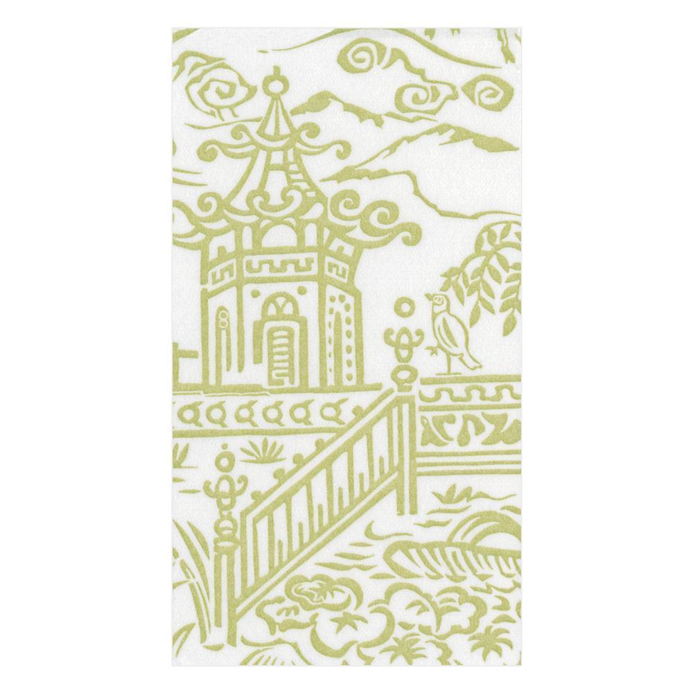 Pagoda Toile Paper Guest Towels