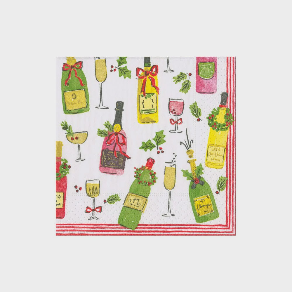 Tipsy and Toasty Cocktail Napkin