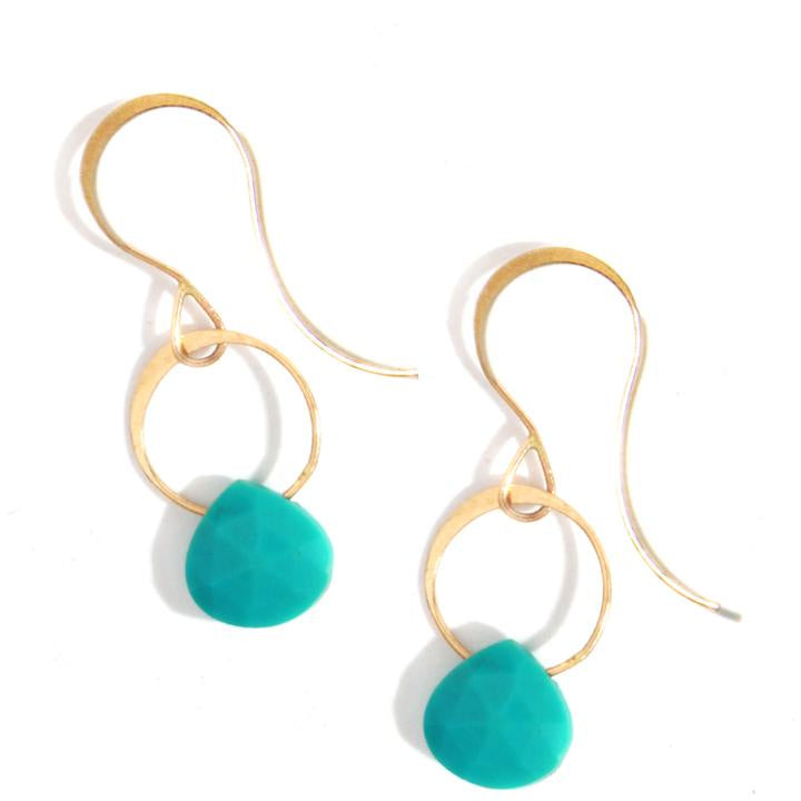 Turquoise Single Drop Earring