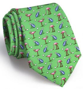 Necktie Flamingo Fairway - Green