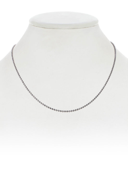 Sterling silver ball chain, 18"