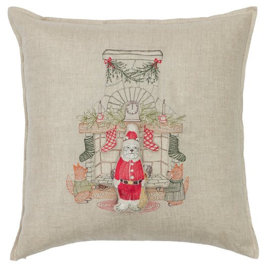 Chimney Santa Pocket Pillow