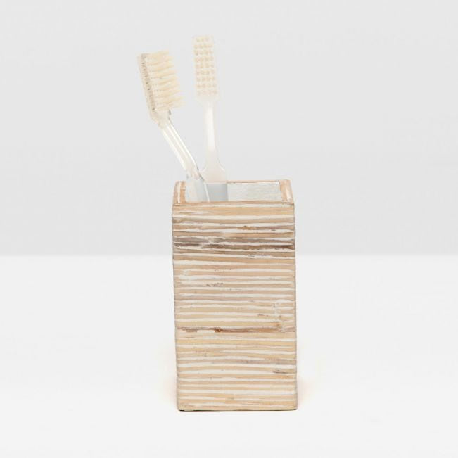 Kona Bleached Rattan Brush Holder