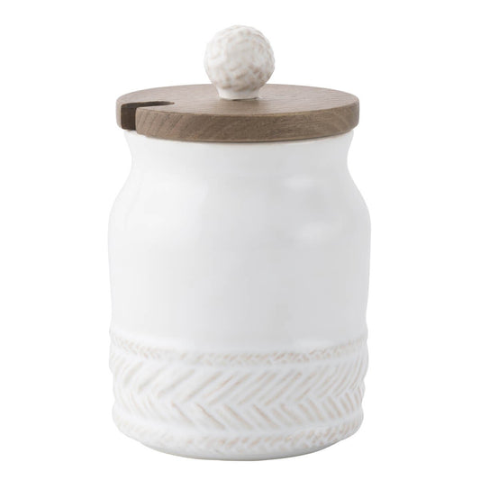 Le Panier Whitewash Sugar Pot