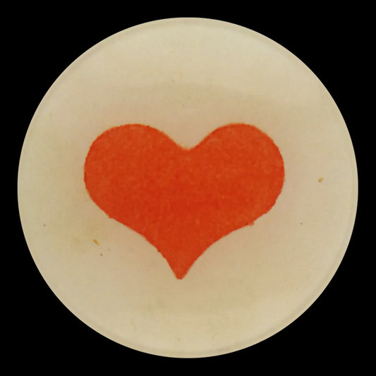 Wide Heart 4" Round