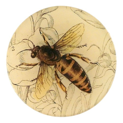 Honey Bee (facing left) 4" Round
