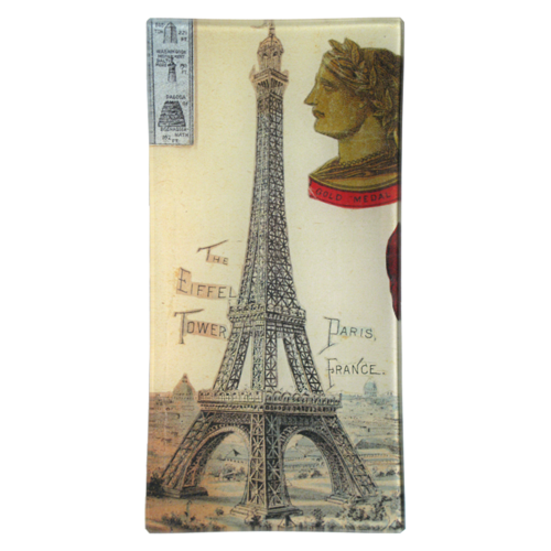 Eiffel Tower 4x9" Rectangle Tray