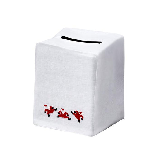 Dancing Santa Tissue Box Cover