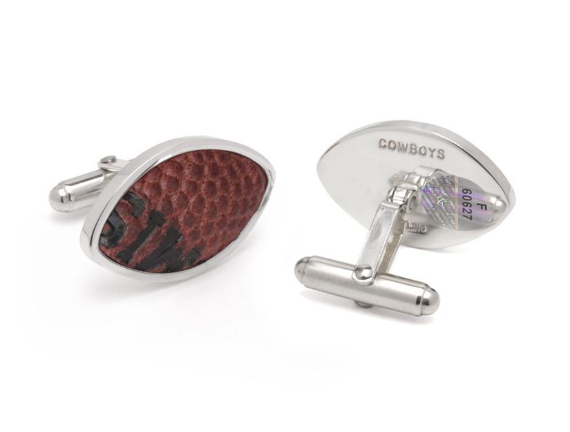 Dallas Cowboys Game Used Football Cuff Links