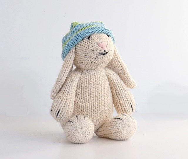 Little White Bunny in Slouch Hat