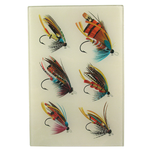 Salmon Flies #30 6"x9" Rect Tray