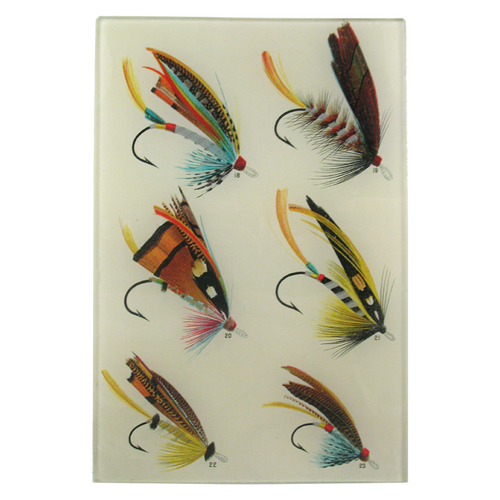 Salmon Flies #18 6 x 9" Rect. Tray