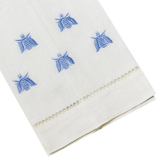 Bees Tip Towel - Blue