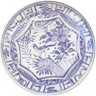 Oiseau Bleu Dinner Plates Set/4