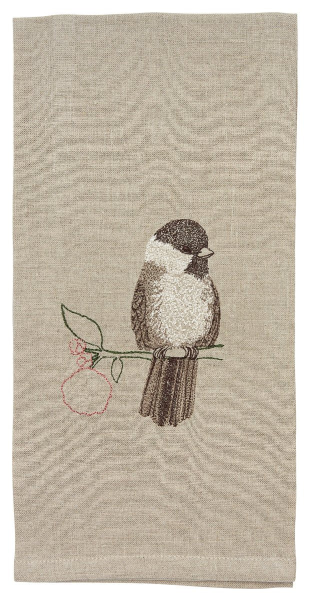 Chickadee Tea Towel