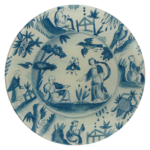 Faience Italo-Nivernais 7" Round