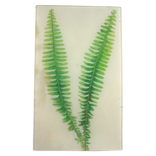 Painted Fern 7x11.5" Rectangular Tray