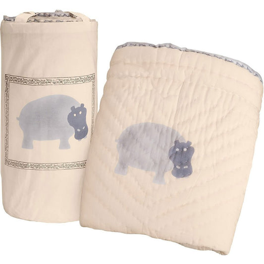 Gray Hippo Quilt