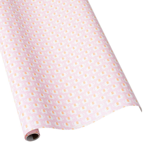 Elephant Parade Gift Wrap - Pink