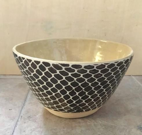 Small Salad Bowl Taj Charcoal