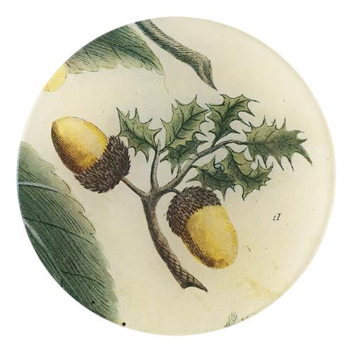 Acorns Round Plate