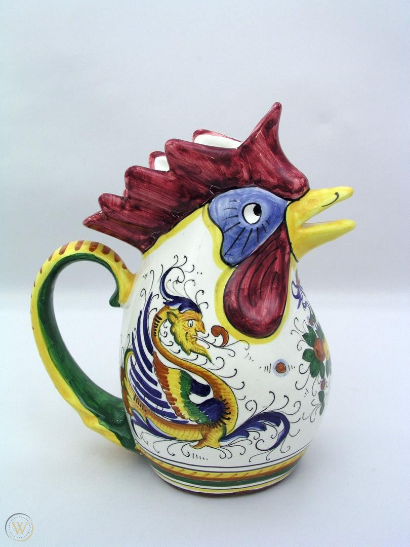 Raffaellesco Rooster Pitcher