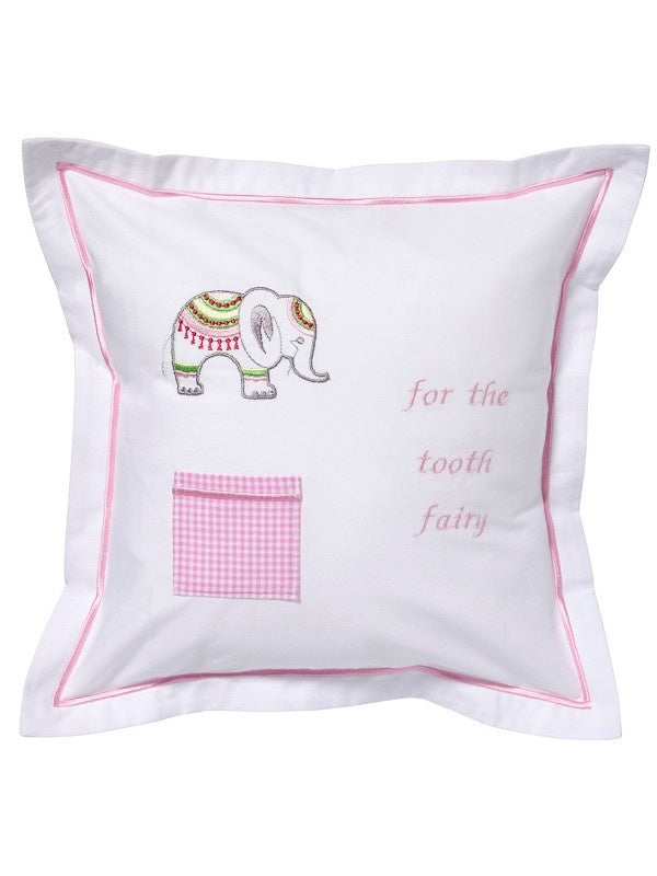 Tooth Fairy Pillow - Lucky Charm Elephant (Pink)