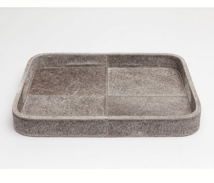 Browmley Gray Tray Cowhide