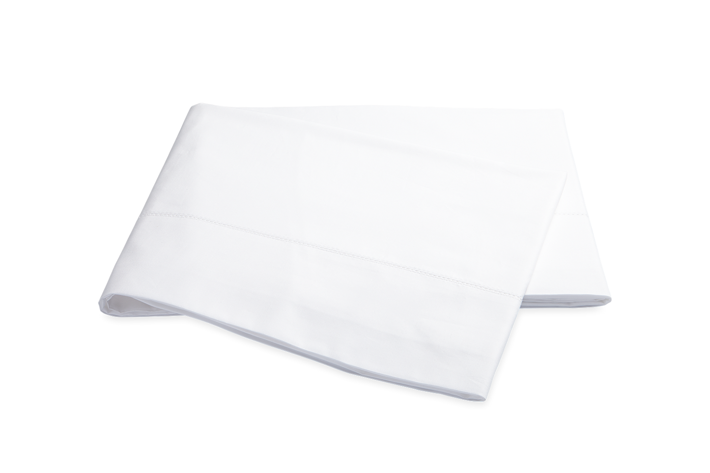 Luca Hemstitch Flat Sheet - White King