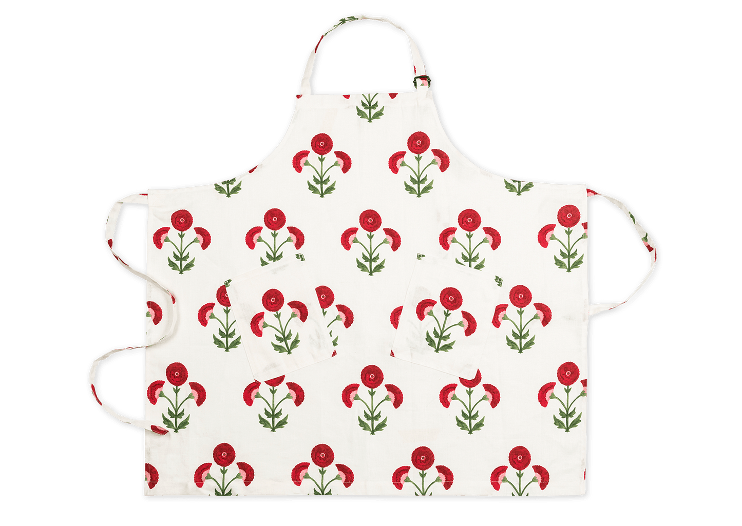 Gisele Scarlet Linen Apron