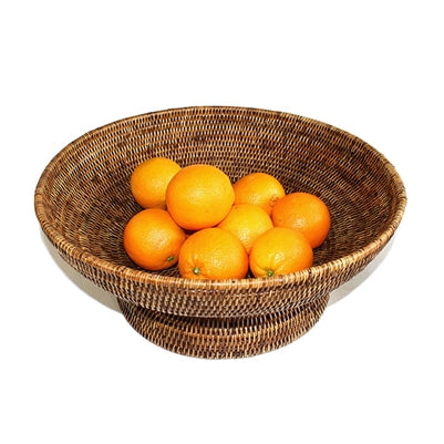 Round Pedestal Fruit Basket