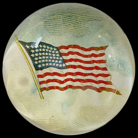 Flag w/ Sky Dome Paperweight