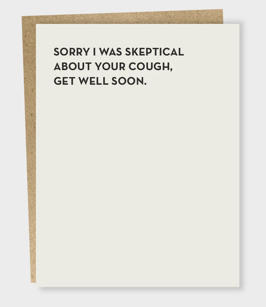 Skeptical Card