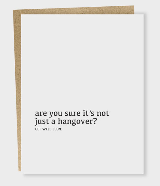 Hangover Card
