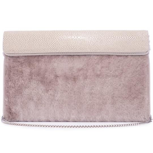 Holly Large Fold Top Clutch with Chain