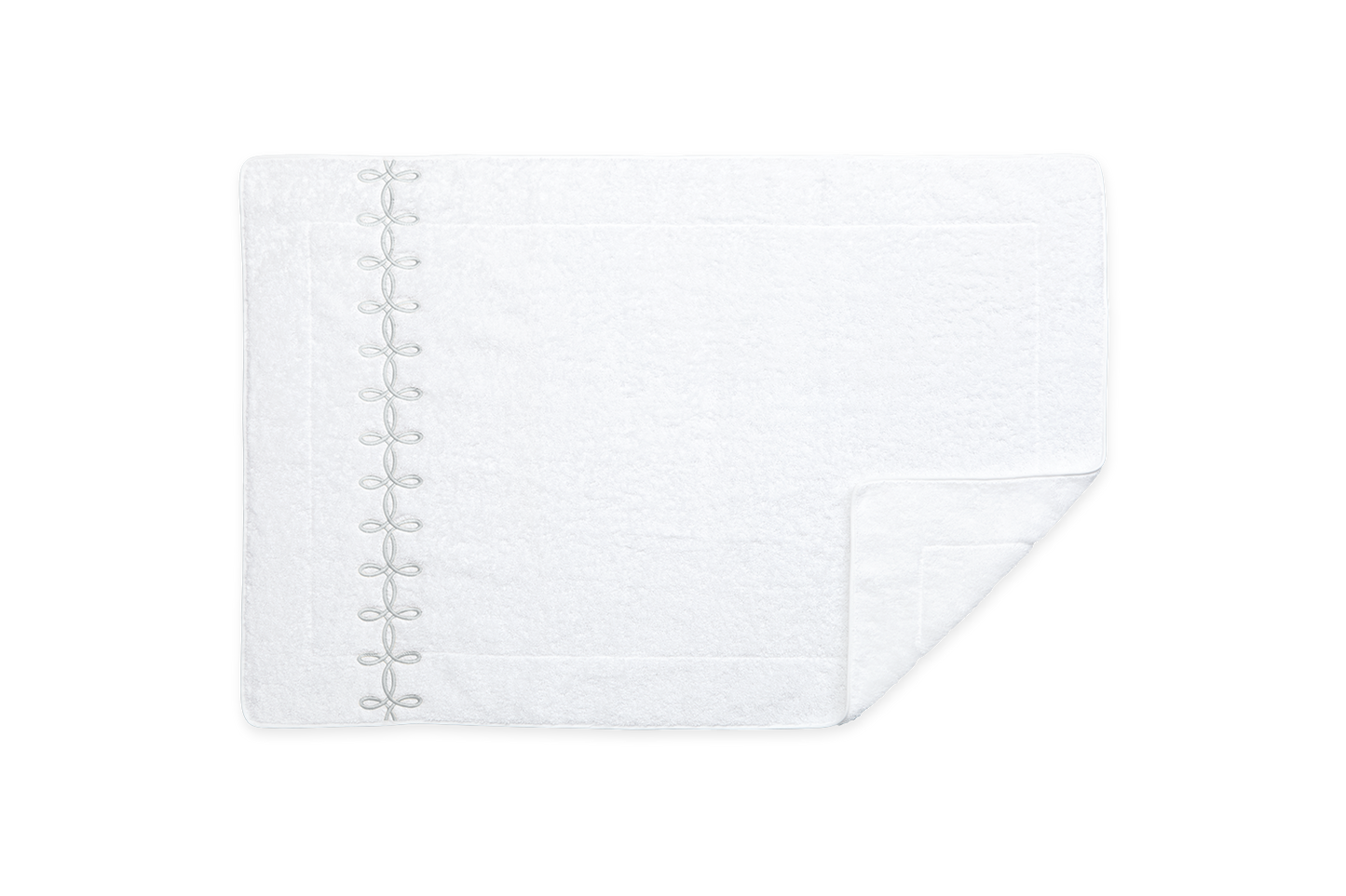 Gordian Knot Bath Towels Silver