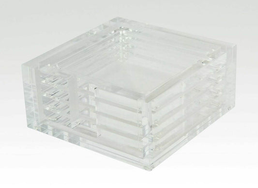 Lucite Coaster Set/4