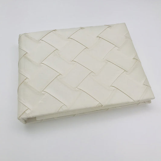 Guest Book Basket Weave White